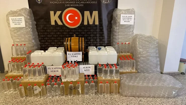 Sivas’ta Kaçak Alkol Operasyonu: 215,5 Litre Ele Geçirildi